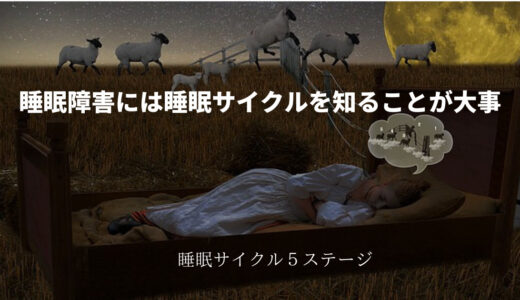 睡眠障害には睡眠サイクルを知る事が大切